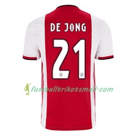 Fußballtrikots Ajax Amsterdam Frenkie de Jong 21 2019-2020 Kurzarm Heimtrikotsatz kaufen